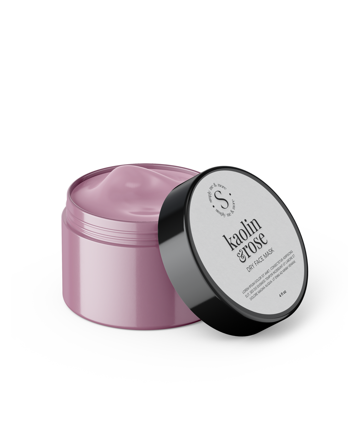 Dry Kaolin and Rose Face Mask