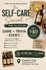 The Self-Care Social Body Oil Edition- GAMES & TRIVIA